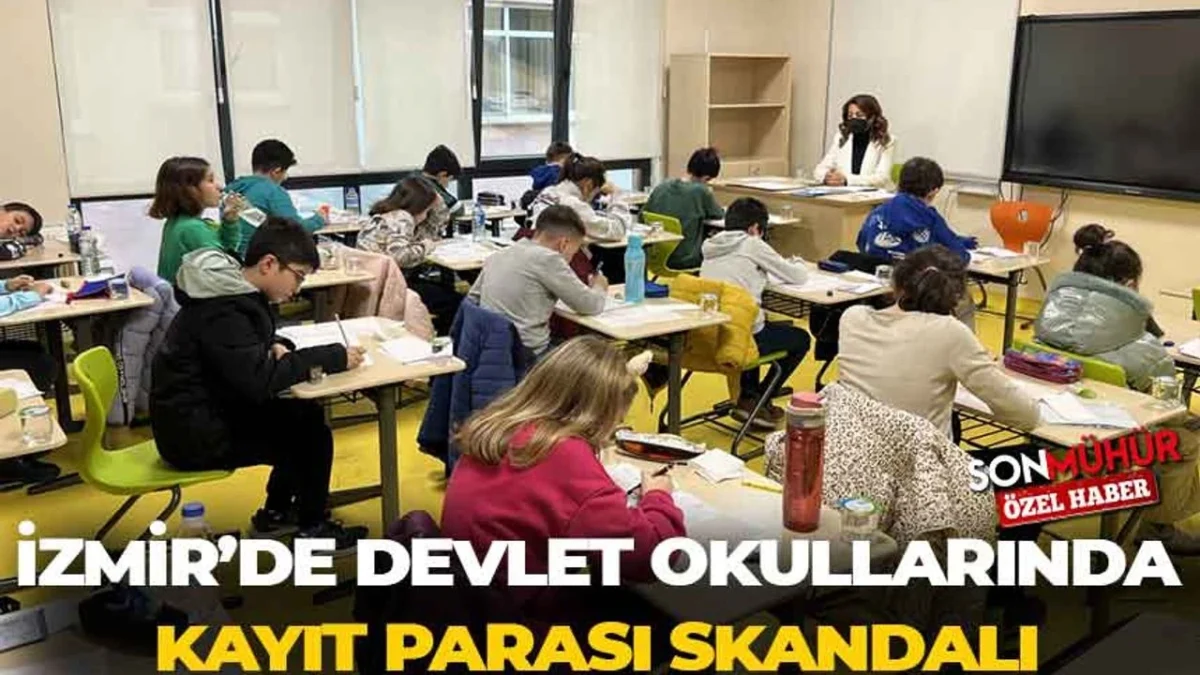 İzmir’de devlet okullarında kayıt parası skandalı: “30 bin ile 150 bin arası rakamlar velilerden isteniyor” İzmir’de devlet okullarında kayıt parası skandalı: “30 bin ile 150 bin arası rakamlar velilerden isteniyor”