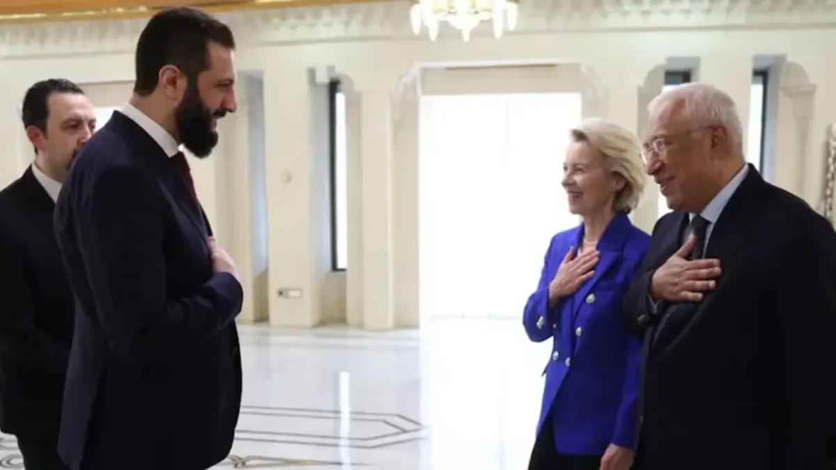 Brüksel’den Şam’a çıkarma: Şara, Von der Leyen’i ağırladı