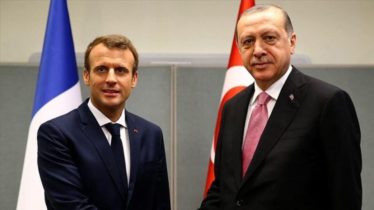 Cumhurbaşkanı Erdoğan, Macron ile görüştü Cumhurbaşkanı Erdoğan, Macron ile görüştü
