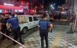 Kasklı saldırgan dehşeti: Bacağına 3 kurşun isabet etti!
